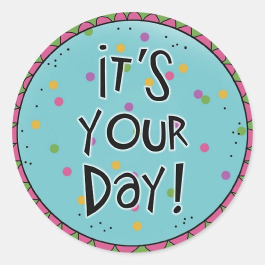 Stickers Anniversaire ou Stickers Occasion Spécial (Devant)