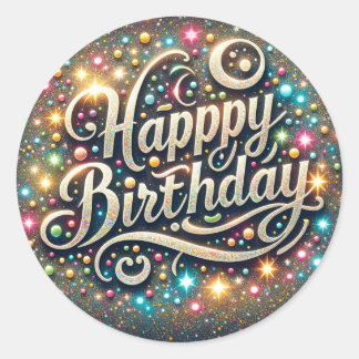 Stickers Anniversaire - pour Fête Faveurs et Cadea
