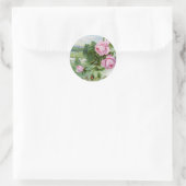 Stickers Anniversaire Vintage Rose (Sac)