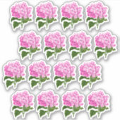 Stickers Antique Rose Hydrangea Blossom (Devant)