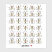 Stickers apiculteur d'abeilles (Feuille)
