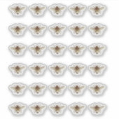 Stickers apiculteur d'abeilles stylisées (Devant)