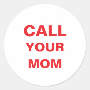Stickers - Appelez votre maman