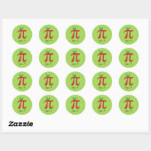 Stickers Apple Pi Cute Math Pi Day (Feuille)