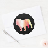 Stickers Aquarelle Bulldog (Enveloppe)