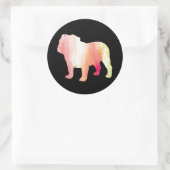 Stickers Aquarelle Bulldog (Sac)