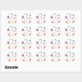 Stickers aquarelle florale (Feuille)
