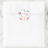 Stickers aquarelle florale (Sac)