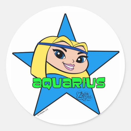 Stickers Aquarius (Devant)
