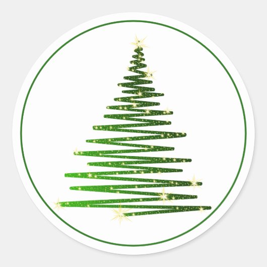 Stickers Arbre de Noël (Devant)