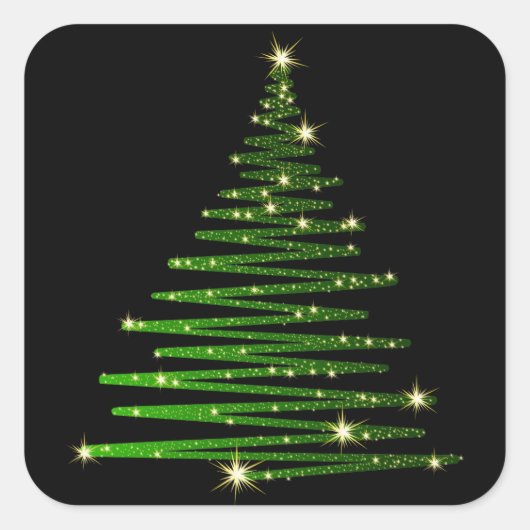 Stickers Arbre de Noël (Devant)