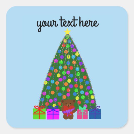 Stickers Arbre de Noël #2 (Devant)