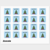 Stickers Arbre de Noël #3 (Feuille)