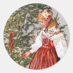 Stickers Arbre de Noël Carl Larsson