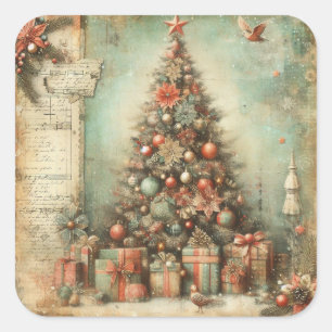 Stickers Arbre de Noël classique
