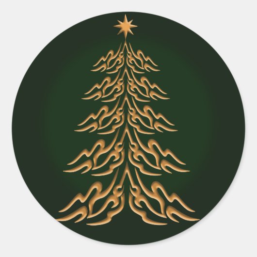 Stickers Arbre de Noël de Bell Vert (Devant)