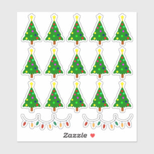 Stickers Arbre de Noël et Lumières, Planificateur