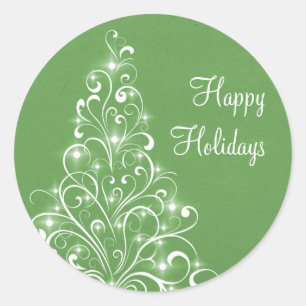 Stickers Arbre de Vacances, Vert