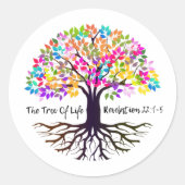 Stickers Arbre de Vie 20 par feuille (Devant)