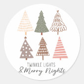 Stickers Arbres de Noël (Devant)