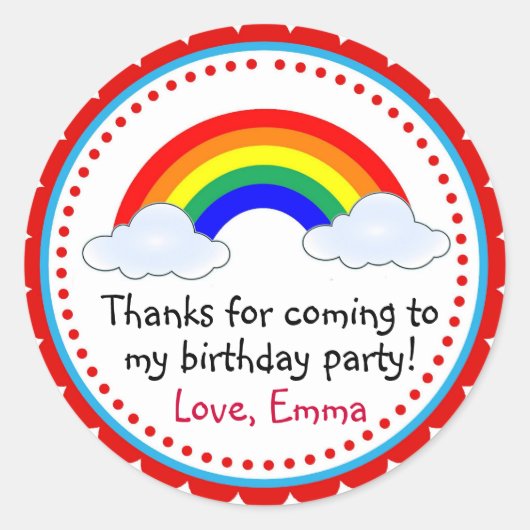 Stickers Arc-en-ciel (Devant)