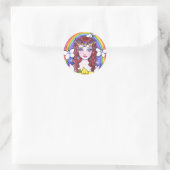 Stickers Arc-en-ciel Fower Fower par Ann Howard (Sac)
