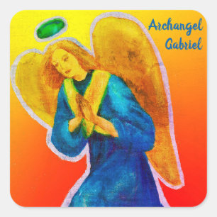 Stickers Archange Gabriel 1,5 pouces feuille de 20