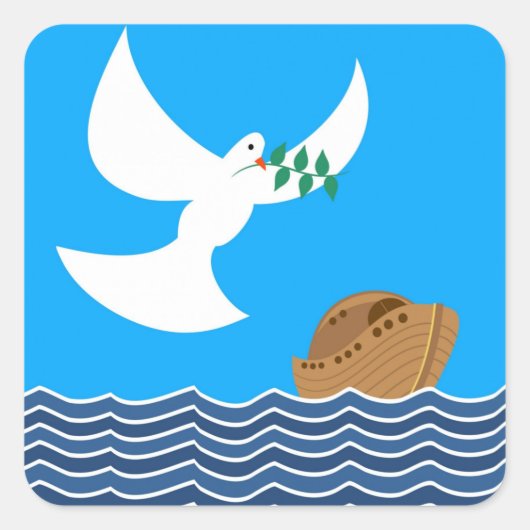 Stickers Arche et Dove de Noah (Devant)