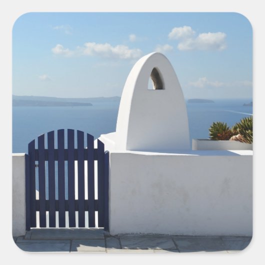 Stickers Architecture Santorin (Devant)