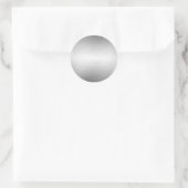 Stickers Argent Revêtu Métal Brossé (Sac)