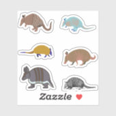 Stickers Armadillo (Feuille)