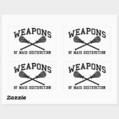 Stickers Armes de crosse de destruction massive (Feuille)