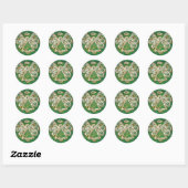 Stickers Art décal Angel Gardien Vert (Feuille)