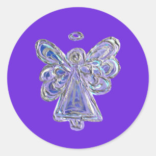 Stickers Art Décal violet Guardian Angel