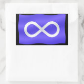 Stickers Art Drapeau Metis Premières nations Stick (Sac)