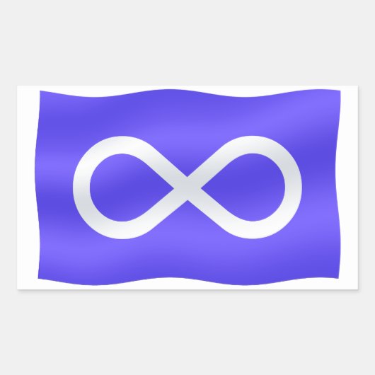 Stickers Art Drapeau Metis Premières nations Stick (Devant)