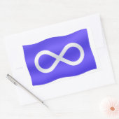 Stickers Art Drapeau Metis Premières nations Stick (Enveloppe)