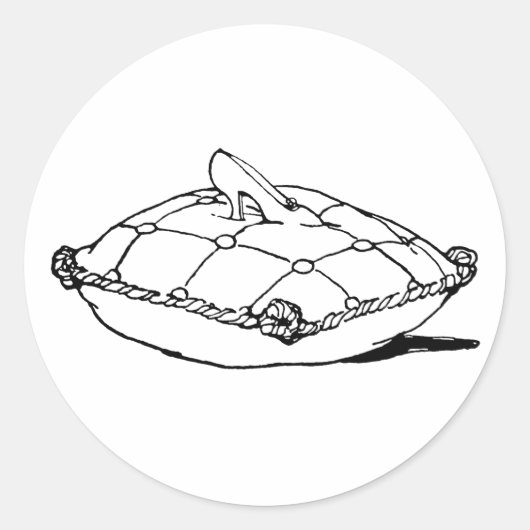 Stickers Art Vintage Fairytale Cinderella Slipper (Devant)