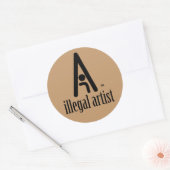 Stickers Artistes Illégaux (Enveloppe)