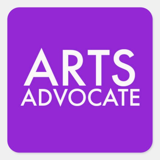 Stickers Arts Advocate (Devant)