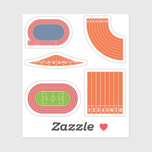 Stickers Athletic Track (Feuille)