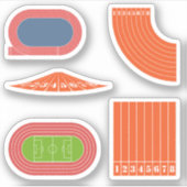 Stickers Athletic Track (Devant)