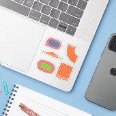 Stickers Athletic Track (Ordinateur portable avec iPhone)