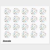 Stickers Atomique du milieu du siècle (Feuille)
