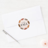 Stickers automne d'aquarelle Hello (Enveloppe)