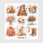 Stickers Automne Sticker Vinyl Coupé Sur Mesure (Feuille)
