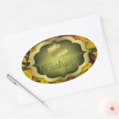 Stickers - Autumnal Happy Thanksgiving (Envelop)