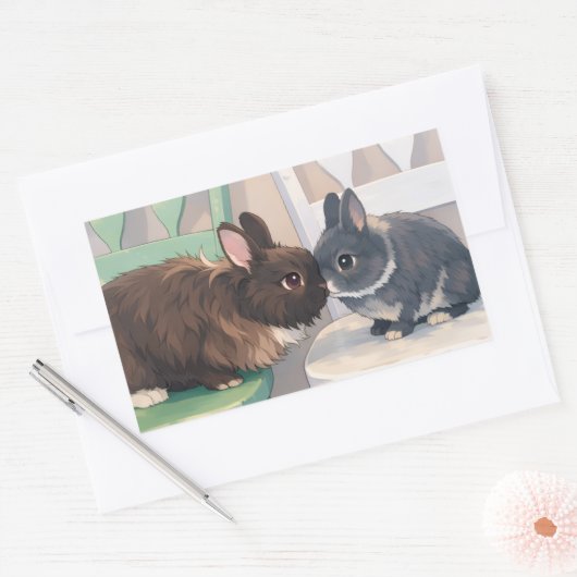 Stickers Available Sheets or Rolls Aval 2 sizes  (Enveloppe)