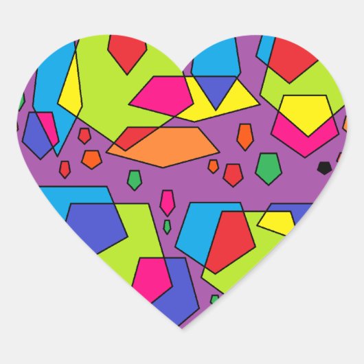 Stickers avec motifs multicolores (Devant)