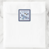 Stickers avion/Aviateur2 adaptables/Sceaux d'envel (Sac)